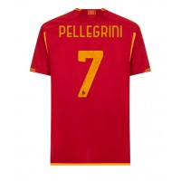 AS Roma Lorenzo Pellegrini #7 Replica Home Shirt 2023-24 Short Sleeve